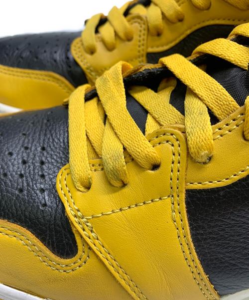 NIKE（ナイキ）NIKE (ナイキ) Air Jordan 1 High OG ブラック×イエロー サイズ:UK 9.5の古着・服飾アイテム