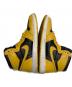 中古・古着 NIKE (ナイキ) Air Jordan 1 High OG ブラック×イエロー サイズ:UK 9.5：9000円