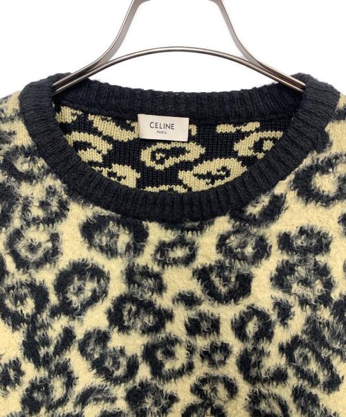 CELINE（セリーヌ）CELINE (セリーヌ) レオパード柄セーター ベージュ サイズ:Sの古着・服飾アイテム