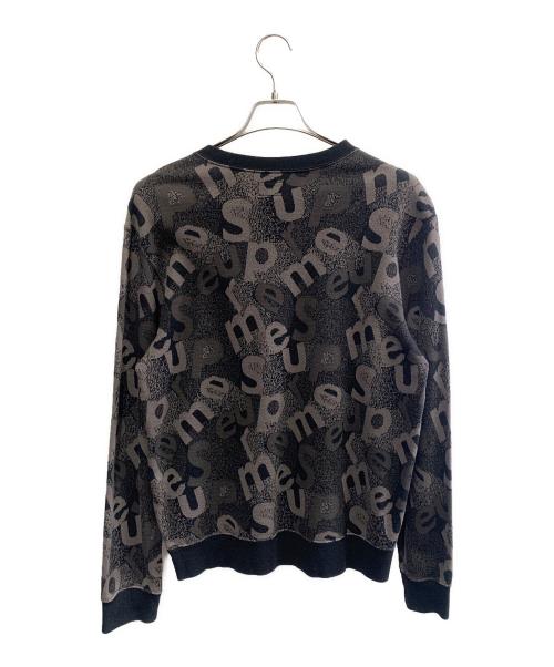 SUPREME（シュプリーム）SUPREME (シュプリーム) Scatter Text Crewneck グレー サイズ:Sの古着・服飾アイテム