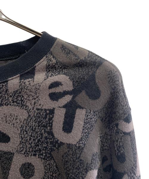 SUPREME（シュプリーム）SUPREME (シュプリーム) Scatter Text Crewneck グレー サイズ:Sの古着・服飾アイテム