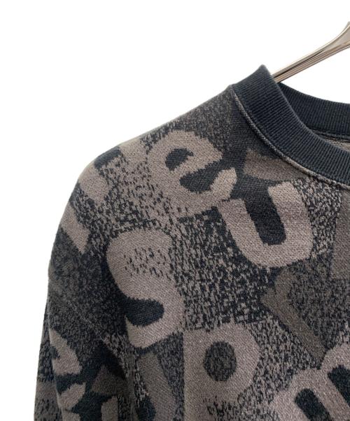 SUPREME（シュプリーム）SUPREME (シュプリーム) Scatter Text Crewneck グレー サイズ:Sの古着・服飾アイテム