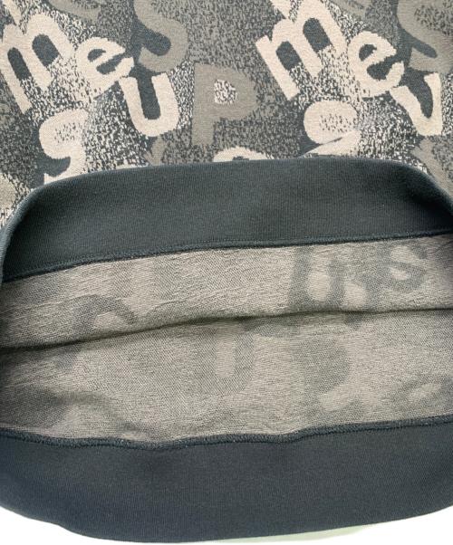 SUPREME（シュプリーム）SUPREME (シュプリーム) Scatter Text Crewneck グレー サイズ:Sの古着・服飾アイテム