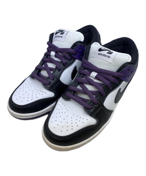 NIKE SB（ナイキエスビー）NIKE SB (ナイキエスビー) SB DUNK LOW PRO パープル×ブラック サイズ:UK　8.5の古着・服飾アイテム