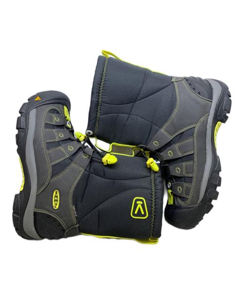 KEEN（キーン）KEEN (キーン) スノーブーツ ブラック×イエロー サイズ:UK　7の古着・服飾アイテム