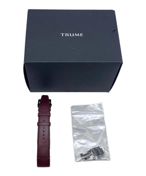 EPSON（エプソン）EPSON (エプソン) 腕時計 TRUME  TR-MB7007 ブラック×オレンジの古着・服飾アイテム