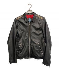中古・古着通販】Ed Hardy (エド ハーディー) スタッズレザー