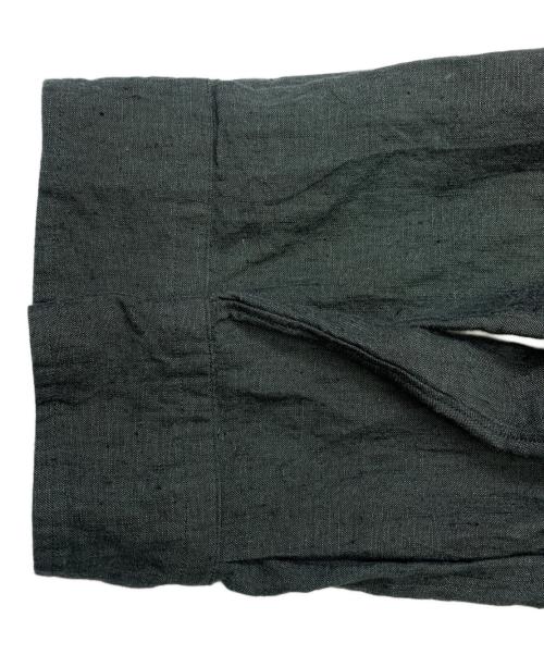 ticca（ティッカ）ticca (ティッカ) TICCA　リネンスクエアビッグシャツ グレー サイズ:FREEの古着・服飾アイテム