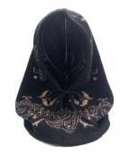 JUN NAKAYAMAジュンナカヤマ）の古着「PAISLEY KNIT BALACLAVA」｜ブラック