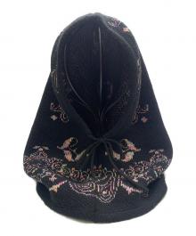 JUN NAKAYAMA（ジュンナカヤマ）の古着「PAISLEY KNIT BALACLAVA」｜ブラック