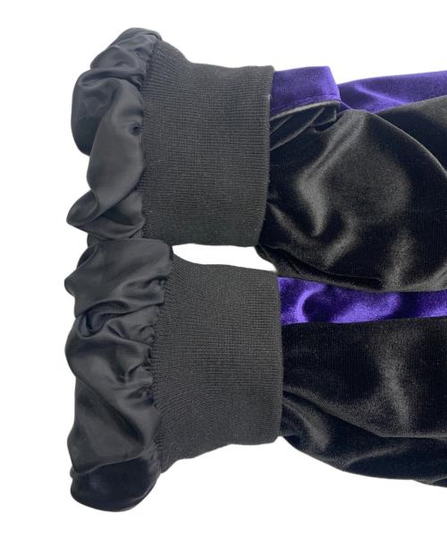 REFLEM（レフレム）REFLEM (レフレム) REFLEM　ベロア刺繍スカジャン ブラック サイズ:表記なしの古着・服飾アイテム