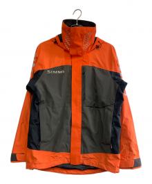 simms×Megabass（シムスタイル×メガバス）の古着「ゴアテックス ジャケット ビブセット」｜ブラック×オレンジ