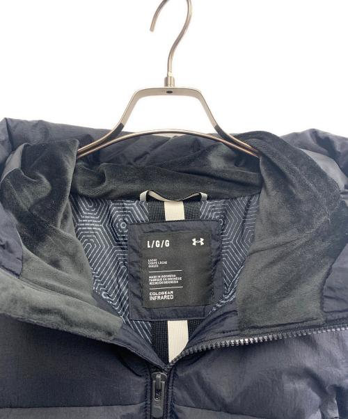 UNDER ARMOUR（アンダーアーマー）UNDER ARMOUR (アンダーアーマー) ダウンジャケット ブラック サイズ:L 未使用品の古着・服飾アイテム