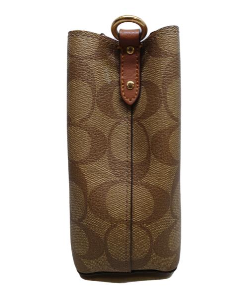 COACH（コーチ）COACH (コーチ) Mini Town Bucket Bag ベージュの古着・服飾アイテム