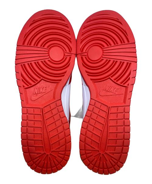 NIKE（ナイキ）NIKE (ナイキ) DUNK HI RETRO レッド×ホワイト サイズ:26.5cm 未使用品の古着・服飾アイテム