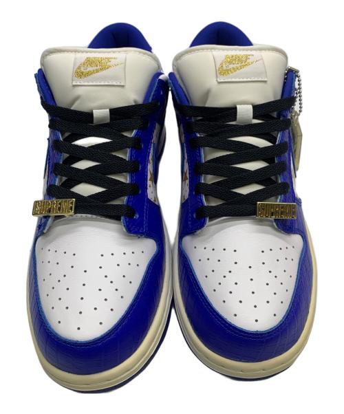 NIKE SB（ナイキエスビー）NIKE SB (ナイキエスビー) SUPREME (シュプリーム) SB DUNK LOW OG QS ブルー×ホワイト サイズ:27.5㎝の古着・服飾アイテム