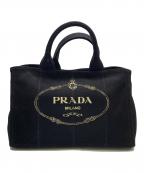 PRADAプラダ）の古着「キャンバス2WAYバッグ」｜ブラック