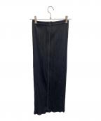 PLEATS PLEASEプリーツプリーズ）の古着「ダブルジッププリーツスカート」｜ブラック