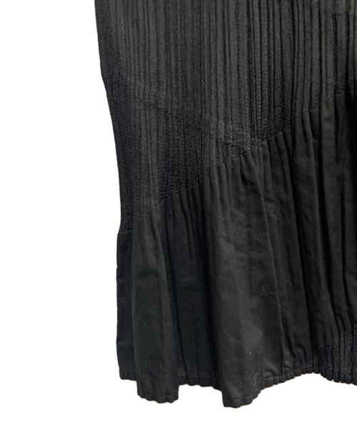 PLEATS PLEASE（プリーツプリーズ）PLEATS PLEASE (プリーツプリーズ) PLEATS PLEASE　	ブラック　ノースリーブプリーツブラウス ブラック サイズ:SIZE 3の古着・服飾アイテム