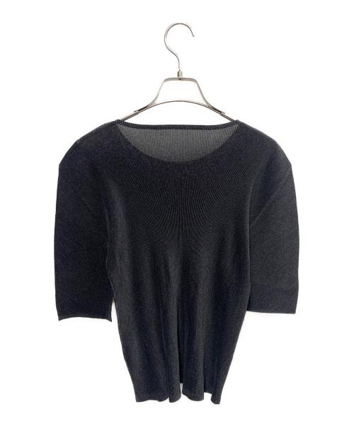 PLEATS PLEASE（プリーツプリーズ）PLEATS PLEASE (プリーツプリーズ) プリーツカットソー グレー サイズ:SIZE 03の古着・服飾アイテム
