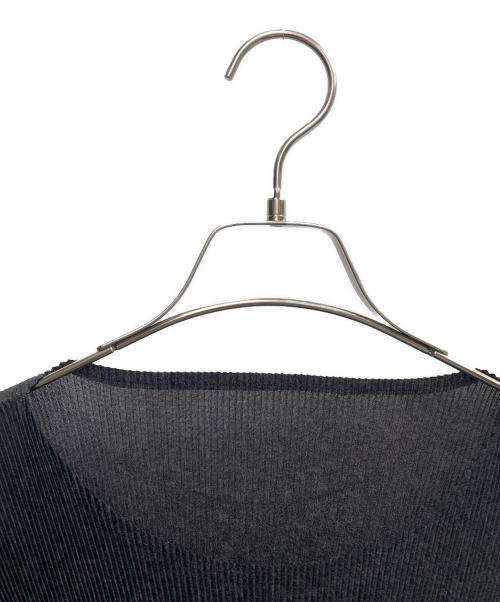 PLEATS PLEASE（プリーツプリーズ）PLEATS PLEASE (プリーツプリーズ) プリーツカットソー グレー サイズ:SIZE 03の古着・服飾アイテム