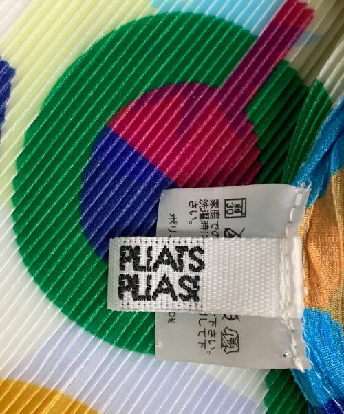 PLEATS PLEASE（プリーツプリーズ）PLEATS PLEASE (プリーツプリーズ) PLEATS PLEASE　タイポグラフィプリントミスト　プリーツカットソー サイズ:SIZE 3の古着・服飾アイテム