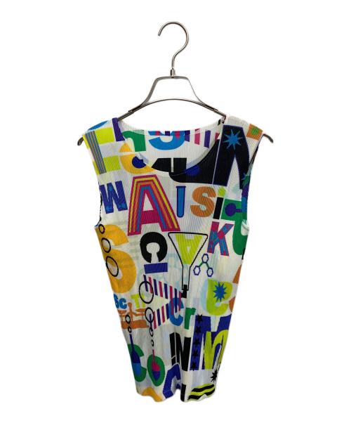 PLEATS PLEASE（プリーツプリーズ）PLEATS PLEASE (プリーツプリーズ) PLEATS PLEASE　プリーツタンクトップ サイズ:SIZE3の古着・服飾アイテム