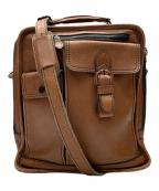 PORTERポーター）の古着「PORTER　バロン　2WAYショルダーバッグ」｜ブラウン