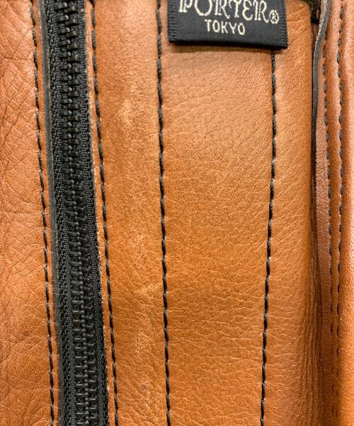 PORTER（ポーター）PORTER (ポーター) PORTER　バロン　2WAYショルダーバッグ ブラウンの古着・服飾アイテム