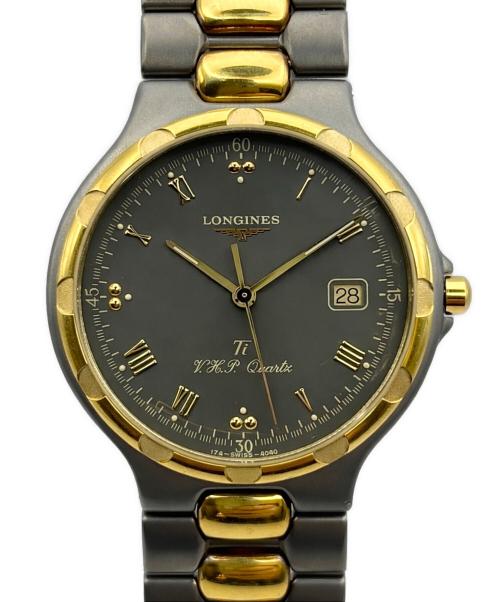 LONGINES（ロンジン）LONGINES (ロンジン) Conquest V.H.P. コンクエスト V.H.P Ref:4040 黒文字盤 サイズ:33mm/17cmの古着・服飾アイテム