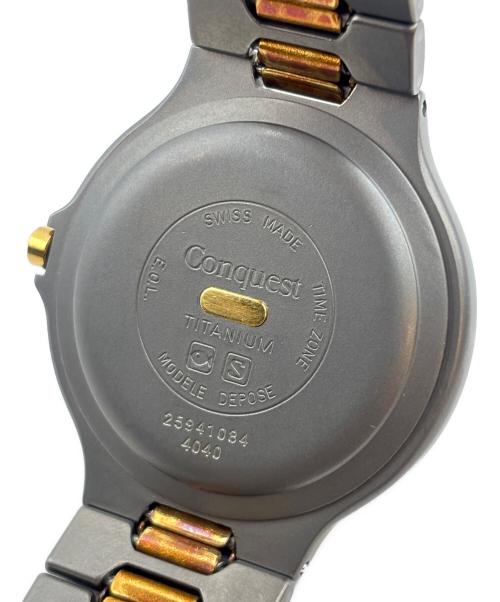 LONGINES（ロンジン）LONGINES (ロンジン) Conquest V.H.P. コンクエスト V.H.P Ref:4040 黒文字盤 サイズ:33mm/17cmの古着・服飾アイテム