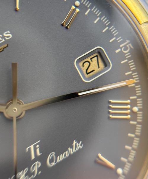 LONGINES（ロンジン）LONGINES (ロンジン) Conquest V.H.P. コンクエスト V.H.P Ref:4040 黒文字盤 サイズ:33mm/17cmの古着・服飾アイテム