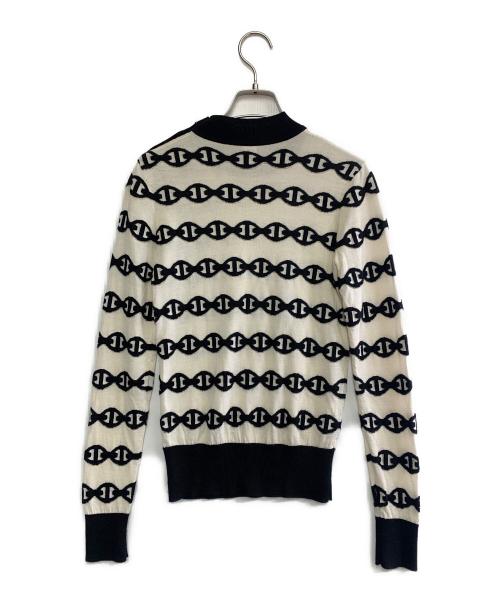 HERMES（エルメス）HERMES (エルメス) ニット ホワイト サイズ:34の古着・服飾アイテム