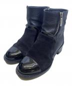 CHANELシャネル）の古着「ココマーク ショートブーツ」｜ブラック