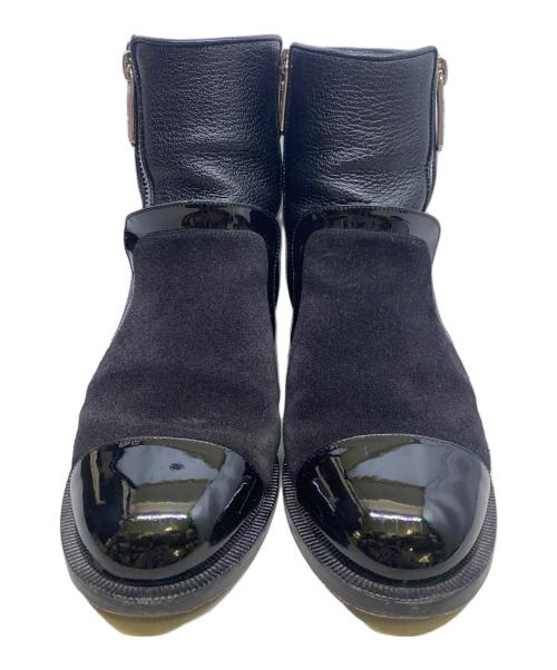 CHANEL（シャネル）CHANEL (シャネル) ココマーク ショートブーツ ブラック サイズ:36Ｃの古着・服飾アイテム