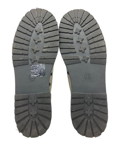 CHANEL（シャネル）CHANEL (シャネル) ココマーク スニーカー ゴールド×ブラック サイズ:23cmの古着・服飾アイテム