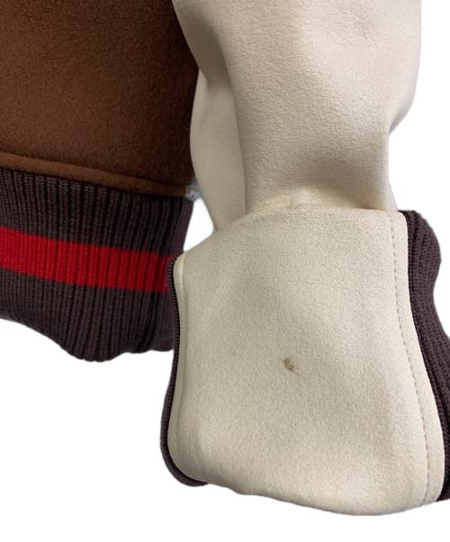 SHINYA KOZUKA（シンヤコズカ）SHINYA KOZUKA (シンヤコズカ) WHITE ELEPHANT HORSE VERSITY ブラウン×アイボリー サイズ:Largeの古着・服飾アイテム