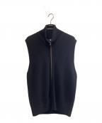 BENINEビーナイン）の古着「benine　DRIVERS KNIT VEST」｜ブラック