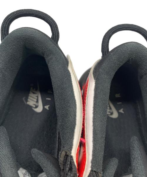 NIKE（ナイキ）NIKE (ナイキ) AIR MORE UPTEMPO LASER CRIMSON ブラック×レッド サイズ:UK　7.5の古着・服飾アイテム