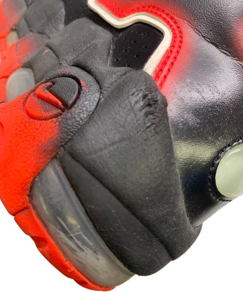 NIKE（ナイキ）NIKE (ナイキ) AIR MORE UPTEMPO LASER CRIMSON ブラック×レッド サイズ:UK　7.5の古着・服飾アイテム