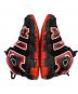 中古・古着 NIKE (ナイキ) AIR MORE UPTEMPO LASER CRIMSON ブラック×レッド サイズ:UK　7.5：8000円