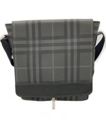 BURBERRY（バーバリー）の古着「ショルダーバッグ」｜グレー×ブラック