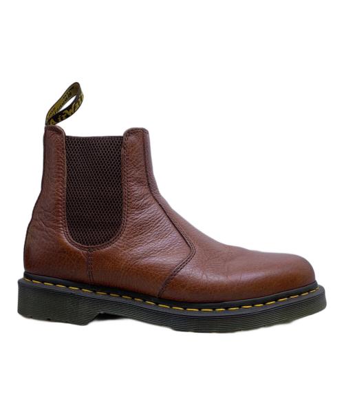 Dr.Martens（ドクターマーチン）Dr.Martens (ドクターマーチン) 2976 Wax Commander Leather Chelsea Boots ブラウン サイズ:UK8の古着・服飾アイテム