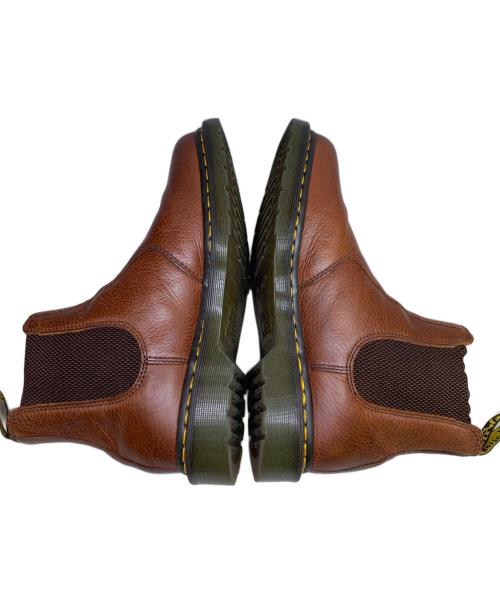 Dr.Martens（ドクターマーチン）Dr.Martens (ドクターマーチン) 2976 Wax Commander Leather Chelsea Boots ブラウン サイズ:UK8の古着・服飾アイテム