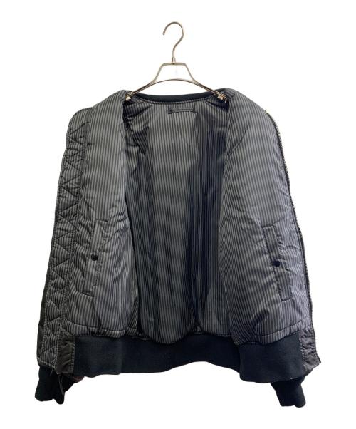 ALPHA（アルファ）ALPHA (アルファ) MAISON SPECIAL (メゾンスペシャル) ALPHA×MAISON SPECIAL　MA-1ジャケット ブラック サイズ:Mの古着・服飾アイテム