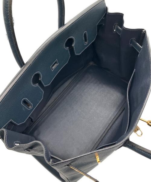 HERMES（エルメス）HERMES (エルメス) バーキン35/ゴールド金具/□O刻印 ネイビー サイズ:35の古着・服飾アイテム