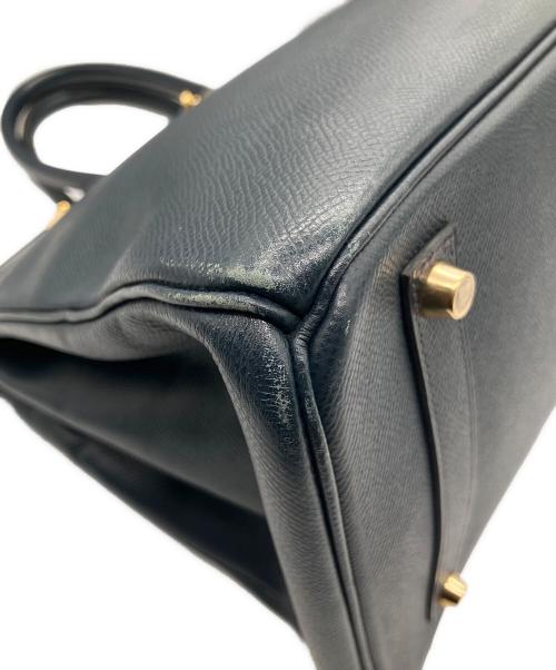 HERMES（エルメス）HERMES (エルメス) バーキン35/ゴールド金具/□O刻印 ネイビー サイズ:35の古着・服飾アイテム