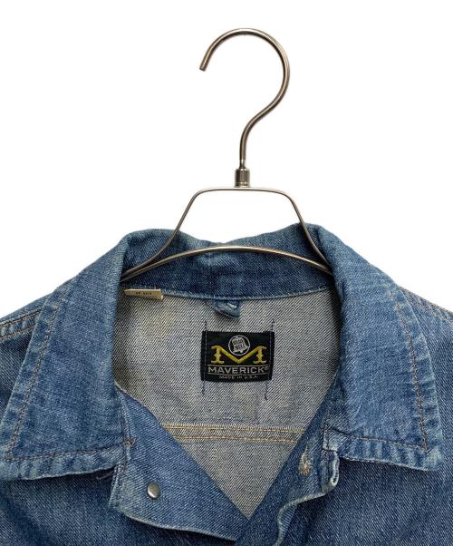 MAVERICK（マーベリック）MAVERICK (マーベリック) MAVERICK　70’s 黒タグ USA製　デニムジャケット ブルー サイズ:SIZE 34の古着・服飾アイテム