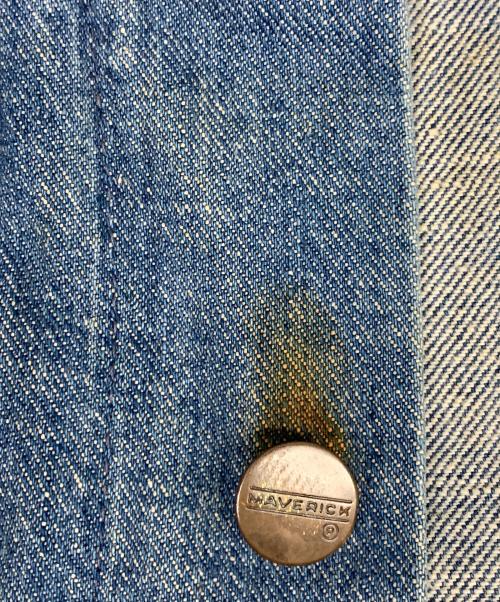 MAVERICK（マーベリック）MAVERICK (マーベリック) MAVERICK　70’s 黒タグ USA製　デニムジャケット ブルー サイズ:SIZE 34の古着・服飾アイテム