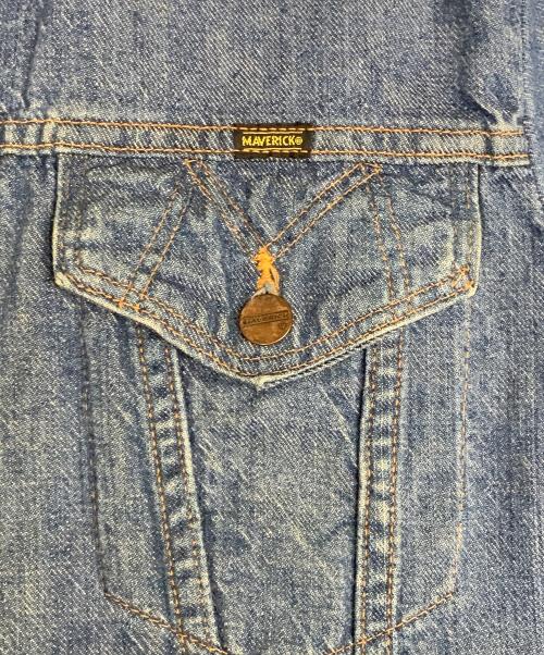 MAVERICK（マーベリック）MAVERICK (マーベリック) MAVERICK　70’s 黒タグ USA製　デニムジャケット ブルー サイズ:SIZE 34の古着・服飾アイテム